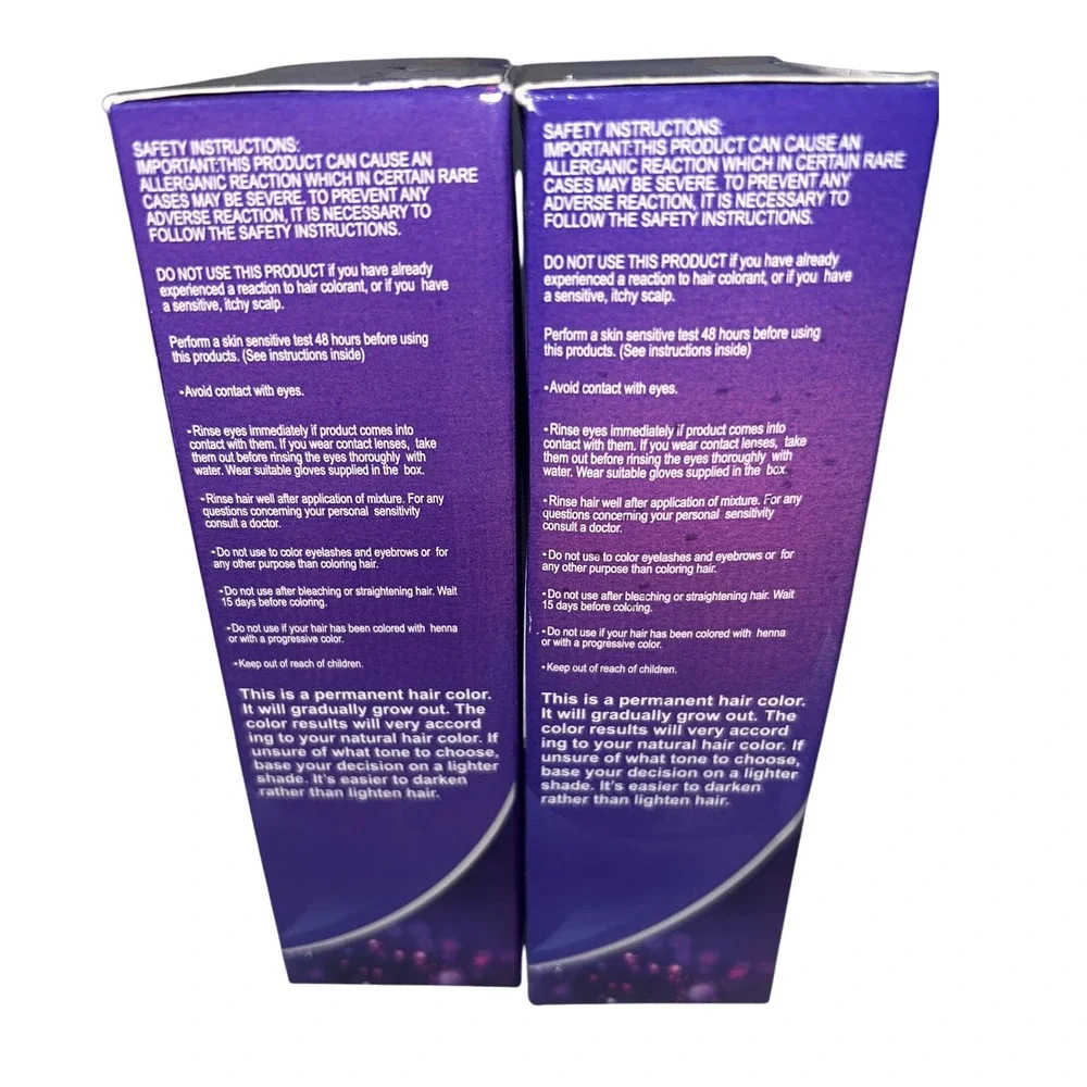 Universal Hair Color Dark Brown Permanent Hair Color 2 Boxes‎